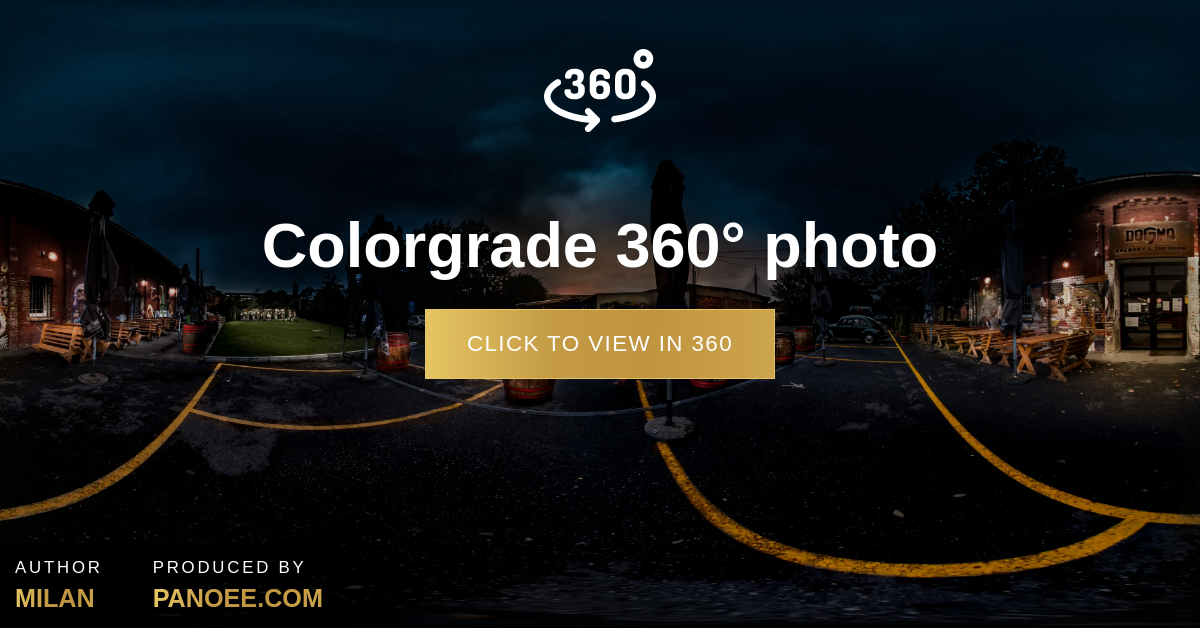 Colorgraded 360° photos