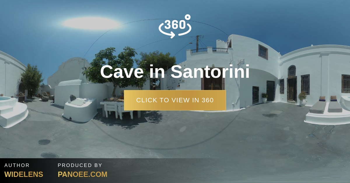 Cave in Santorini